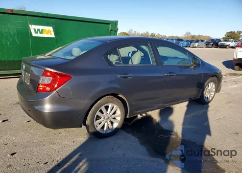 2012 Honda Civic Ex из США, поврежденный, VIN 2HGFB2F86CH587237